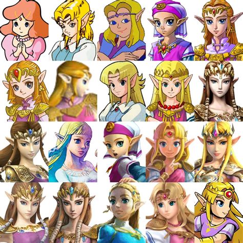 all zelda princesses|what is zelda's last name.